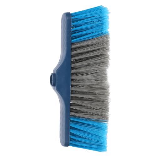 Healvian Bristle Brush for Cleaning Industrial Home Use Plastic Broom Head Broom Replacement Accessories Floor Brush Only