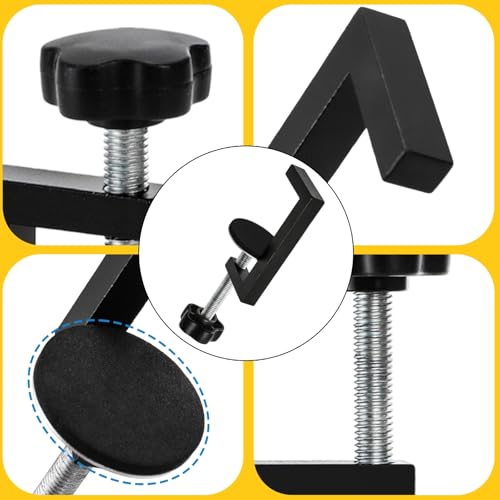 Nagpew 8 Piece Metal C Clamps, 2 Inch Heavy Duty G Clamp for Woodworking, Small Adjustable Metal Desk Fence Cabinet Clip for Assembly, Gluing, Welding, Metalworking, Mounting - Image 4