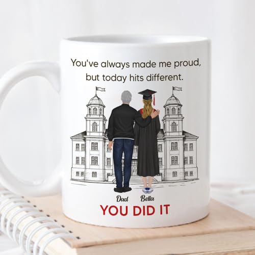 Taza personalizada de graduación para hija miniatura 2