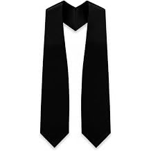 CLERKMANS Unisex Adult 62" Long Plain Graduation Stole Sash
