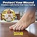 URIEL Silicone Toe Sleeves – Cuttable Toe Cushions for Corns, Calluses, Blisters and Ingrown Nails – Soft Protective Tubes for Comfortable Everyday Wear