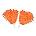OMENI Cheerleading Pom Poms for Kids,2PC Cheerleader Cheering Squad Pompoms for Boy Girl School Sports,Cheerleader Pom Poms Hand Flowers Cheerleader Pompoms for Sports Party (Orange, 2)