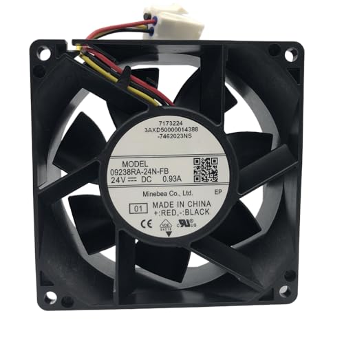 Ventilador 9038 DC24V de alta velocidad de 9cm y 22.32W para variador de frecuencia