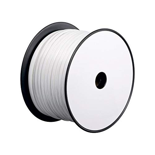Goobay 93309 Telephone Flat Cable, AWG 28, CCA, White, 100m Length - Image 2