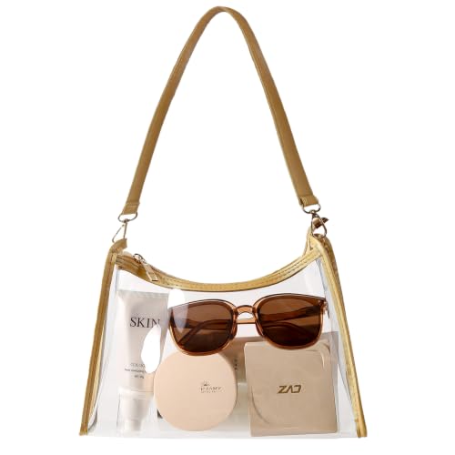 Image of Clear Bag for Stadium Events Women's Purse Handbags Small Purse shoulder bag Crossbody Bag