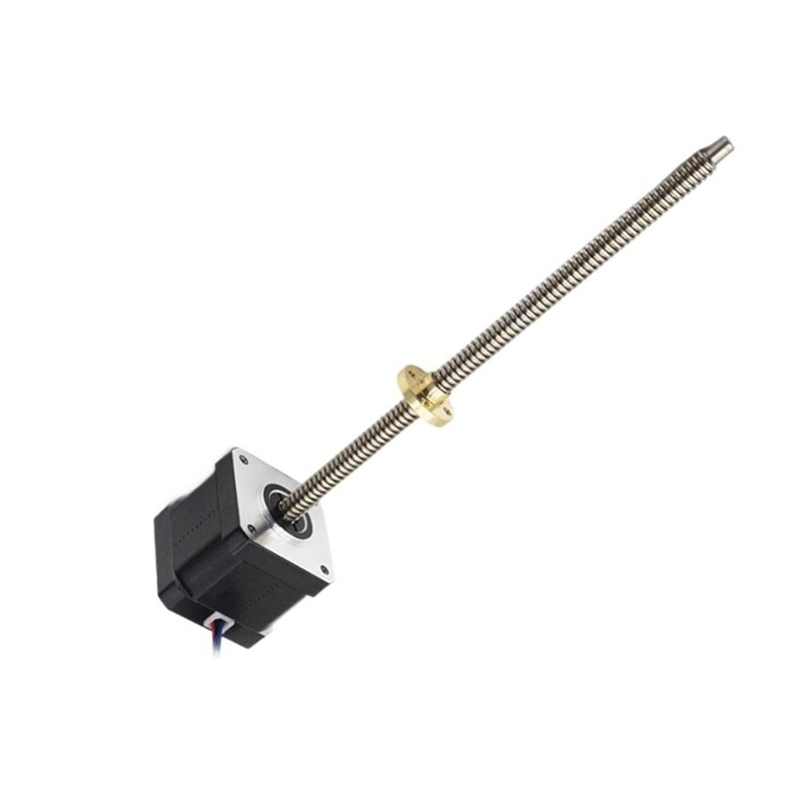 Motor Paso a Paso Lineal NEMA23, actuador Lineal de Motor Paso a Paso de Tornillo Trapezoidal de 57 mm for automatización CNC(57 * 55 Screw Tr9.52-300mm)