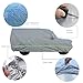 Car Cover Waterproof All Weather Compatible with Land Rover Defender 90 110 2004-2018，Car Cover Sun Hail UV Snow Dust Protection Cover Exterior Accessories ((110) Silver)