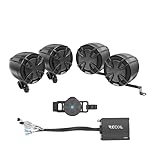 RECOIL-R3B-Q-Quad-Bluetooth-Speakers-System-Super-Loud-3-Speakers-360-Watts-Class-D-Amplifier-with-Built-in-Bluetooth-Waterproof-Wireless-RemoteATV-Motorcycle-Golf-Cart-12-Volt-Vehicles