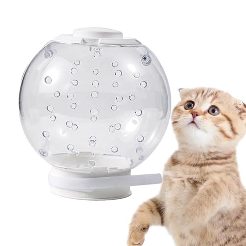 Bozal de burbujas para gatos, casco transpirable, bozales antimordeduras, bola espacial protectora, ajustable, transparente para gatos, cascos de astronauta para gatitos, casco de burbujas para gatos