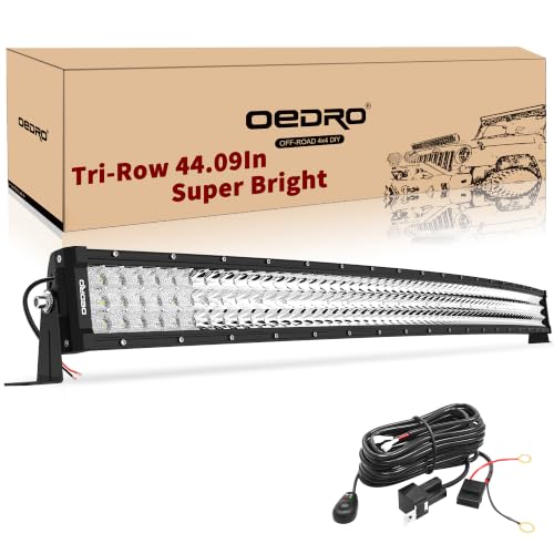 Image of OEDRO 42 Inch 1128W Curved LED Light Bar Triple-Row Spot Flood Combo