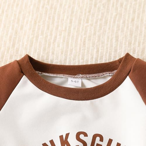 Image of Kids Boys Clothes Color Blocking Hoodie Sweatshirts and Pant 2Pcs Fall Outfits Set Size 5-10