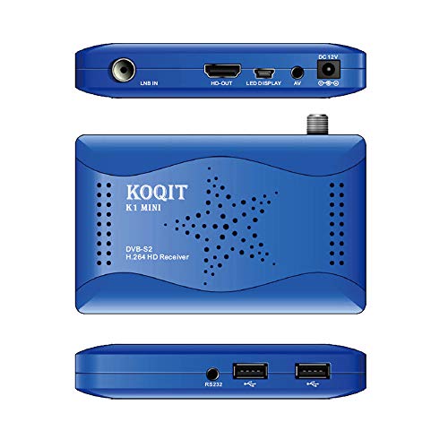 image for Koqit dvb s2 Satellite Receiver FTA Satellite tv Receiver Screen Mirro
