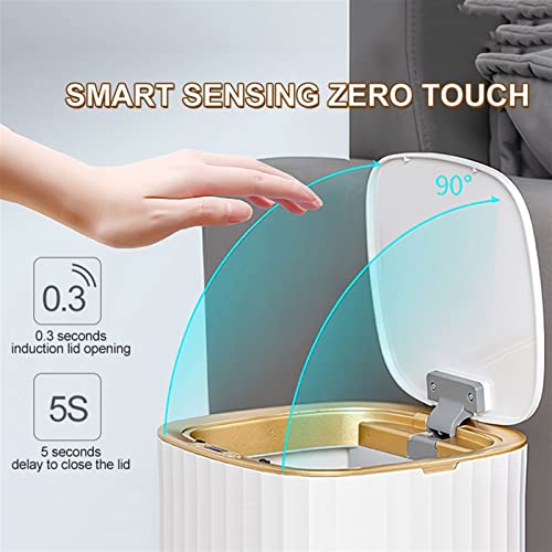 Bote de basura inteligente para cocina y baño 15L miniatura 5
