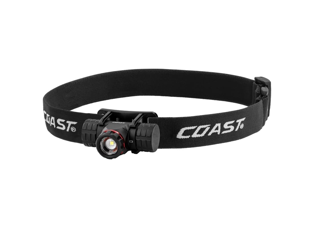 Amazon.com: Coast XPH25R 400 lumens Black LED Head Lamp CR123