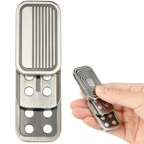 HOTUT Fidget Slider Toys, EDC Jouets en métal pour Adultes, Jeux de Doigts pour soulager l'anxiété et Le Stress, Autism tdah Sensory Toys, Jouets de...