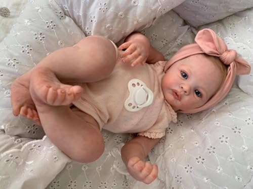 Image of RXDOLL 18 Inch Lifelike Reborn Baby Dolls Silicone Full Body Girl Realistic Newborn Baby Dolls That Look Real Anatomically Correct Washable Toy Xmas Gifts
