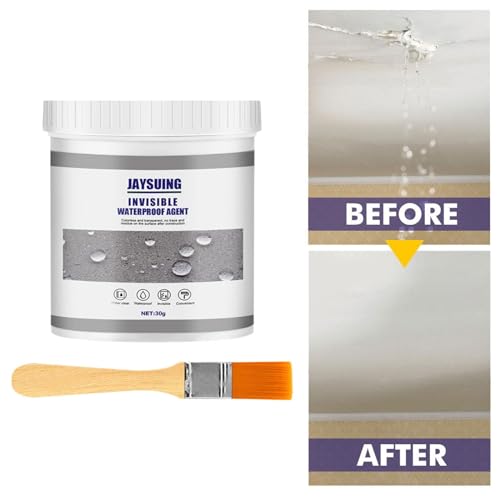 Agente sellador impermeable transparente aislante con pincel para grietas en repisas de ventana, inodoro y baño, 30g miniatura 5