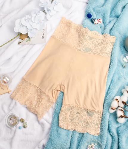Image of Hibluco Slip Shorts For Under Dresses Anti Chafing Boyshort Women Underwear