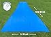 Make-A-Slide. Giant Blue Plastic Water Slides for Adults - 100, 75, 50 Feet Long Heavy-Duty Slip and Slides Water Tarps (100 Foot Slide)