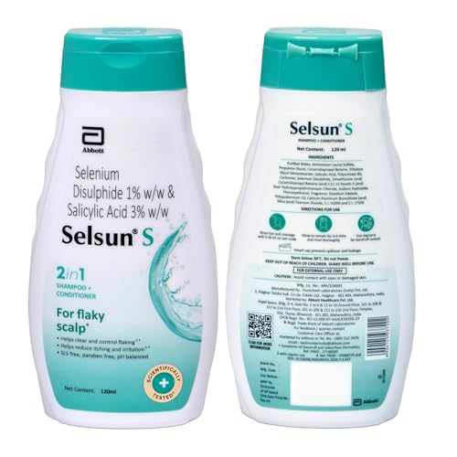 Image of Selsun S 2 in1 Anti-Dandruff Shampoo + Conditioner 120ml (Pack of 2)