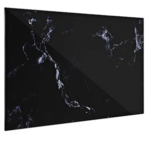 Navaris glassboard – Magnetisch bord voor aan de wand – Memobord van glas – 60 x 40 cm – Magneetbord inclusief magneten…