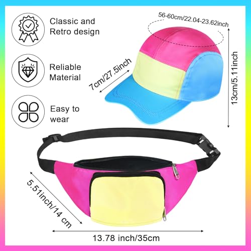 Disfraces Hip Hop 80s/90s 6 piezas para hombre y mujer miniatura 2