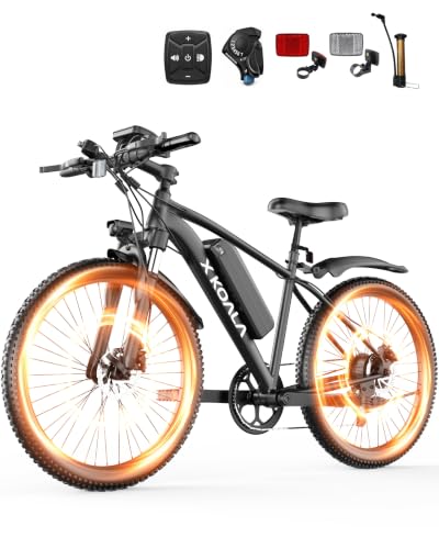 Electric Bike for Adults,1500W Electric Mountain Ebike,40Miles,Commuter Electric Bicycle Electric Dirt Bike with 7-Speed, 26" Tires,Removable Battery, Shock Absorber