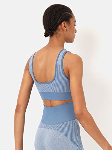 Image of CULT CultSport | Women's Slip-On Sports Bra | Seamless Technology Full-Coverage Sports Bra | Racerback Medium-Impact