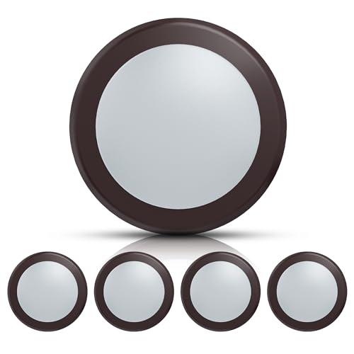 ECOELER LED Flush Mount Ceiling Light, 5/6inch Dimmable Surface Mount Disk Downlight, 16.5W 1100Lm, 3000K Warm White, LED Recessed Retrofit Ceiling Lights Fixture for Bathroom, Kitchen, Closet, 4 Pack