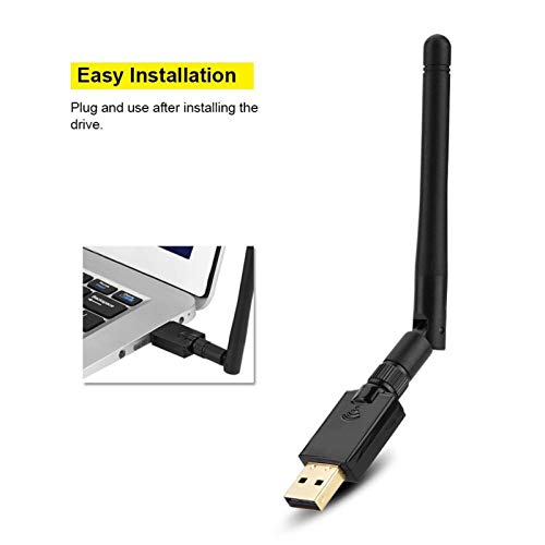 Adaptador WIFI, adaptador USB, 433 Mbps Light Mini Home para computador desktop laptop