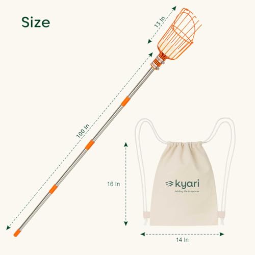 Image of Kyari Fruit Plucker | Strong Metal Claw for Easy Fruit Picking from Trees | Lightweight, Durable & Rust-Resistant | Ideal for Mangoes, Guavas, Sapotas & More