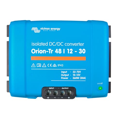 Victron Energy Orion-TR IP43 48/24V 16A 380W - Convertitore DC-DC Isolato Per Camper E Imbarcazioni - 2