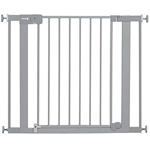 Auto-Close Grey Baby Gate