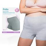 Frida Mom 8pc Postpartum Underwear, Disposable Boyshort Panties, Seamless, Stretch Support, New Mom Essentials, Size M/L (28in-42in)