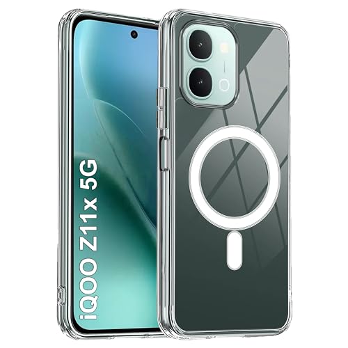 Image of amazon basics Back Case Cover for iQOO Z11x 5G | Scratch-Resistant Back Cover | Clear