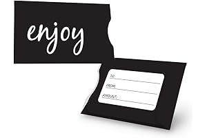 100-Count Bulk Gift Card Sleeves for Every Occasion