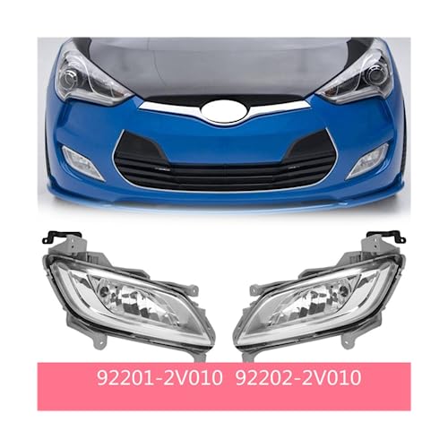 WOZIES faróis de neblina Pára-choques dianteiro direito Luz de neblina Luzes diurnas Para Hyundai Ve
