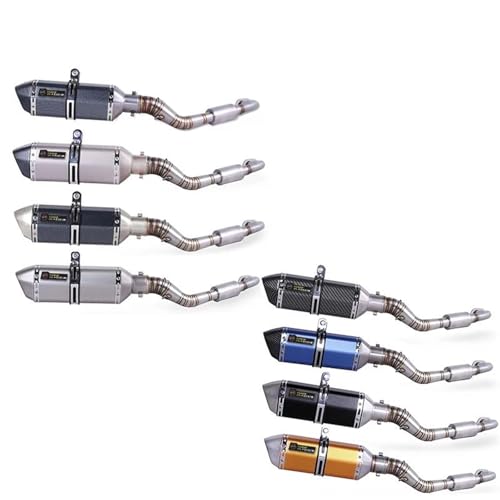 Tubo de Escape para Scooter Yamaha NVX 155 de Acero Inoxidable 2016-2018 3