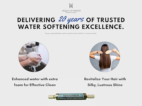 Image of Hard Water Softener /Conditioner (1 inch) 4 and Above Bedroom House | Salt-Free Conditioner for Borewell & Overhead Tank | Whole House Use | Zero Maintenance | 1000 L /hr | Pack of 1