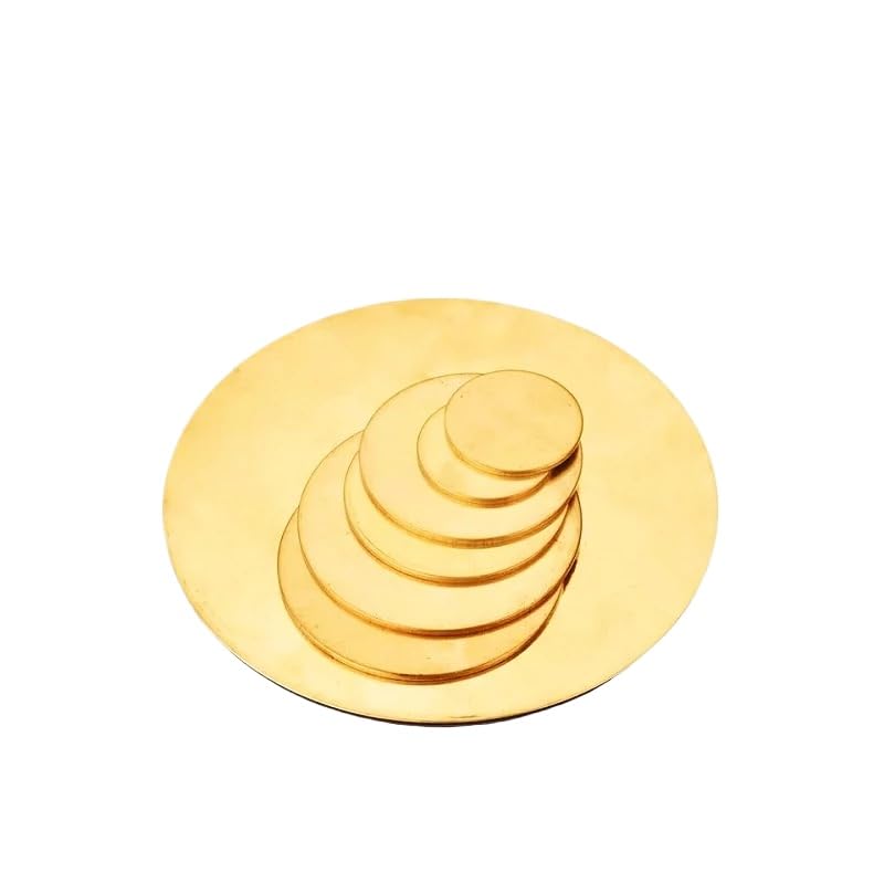H62 Solids Brass Discs Blanks Metal Round Sheets OD 10mm-300mm Thickness 1mm-6mm (2,2mm x 20mm)
