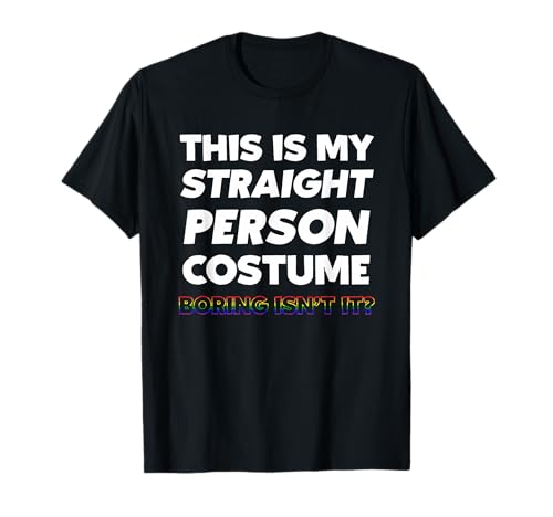 Lustiges LGBTQ Halloween-Kostüm Gay Pride Stuff Lesbische Queer T-Shirt