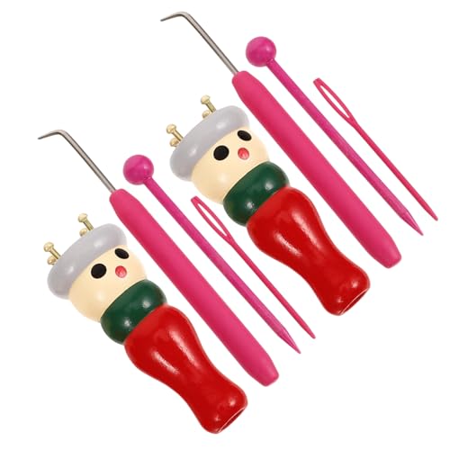 OSALADI 1Set DIY Yarn Knitting Tool Professional Weaving Spool Loom for Beginners for Wool and Yarn Crafts Lightweight Portable Knitting Accessory for Sweaters