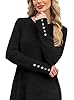 Long Sleeve Dress for Women Sweater Dresses Tunic Knee Length Fall Dress Plus Size Fall Fashion Deals Winter Dresses 2025 Black 2XL #4