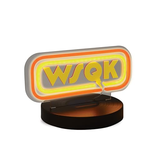 Stranger Things WSQK Radio Station Desktop Neon Light