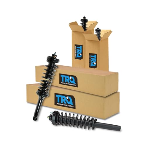 Image of TRQ Front and Rear Strut & Coil Spring Assembly Set Driver & Passenger Sides Compatible with 97-01 Honda CR-V