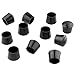 32 PCS 7/8 inch Round Chair Leg Tips Caps, CBTONE Anti-Slip Black Rubber Table Feet Covers Chair Leg Protectors