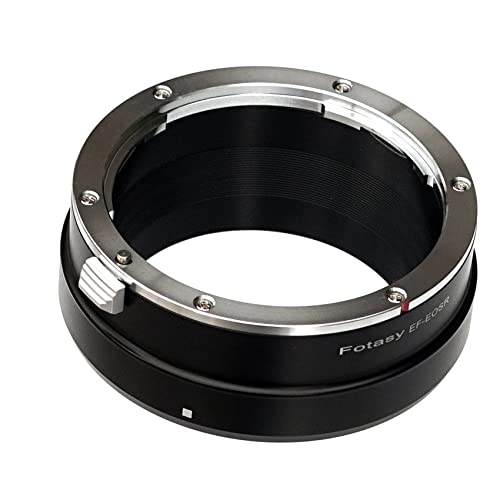 Image of Fotasy Manual EF EF-S Mount Len to Cannon EOS RF Mount Adapter, EF EOS R Adapter, EF RF, Compatible with Canon EF lense, Compatible with Canon EOS R Mirrorless Camera EOS R RP Ra R3 R5 R6 R7 R10