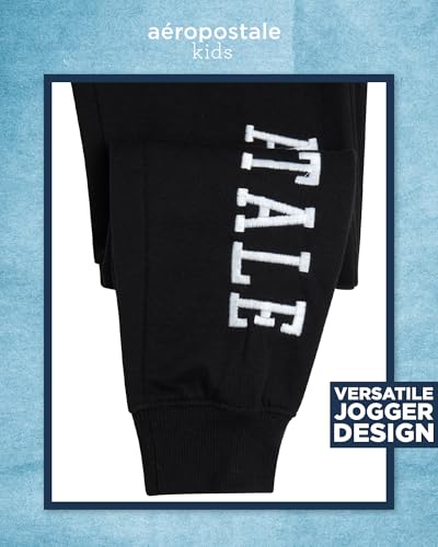 AEROPOSTALE Active Boys Sweatpants - Super Soft Fleece Boys Athletic Jogger Pants Kids Activewear with Pockets (Sizes: 4-16)4