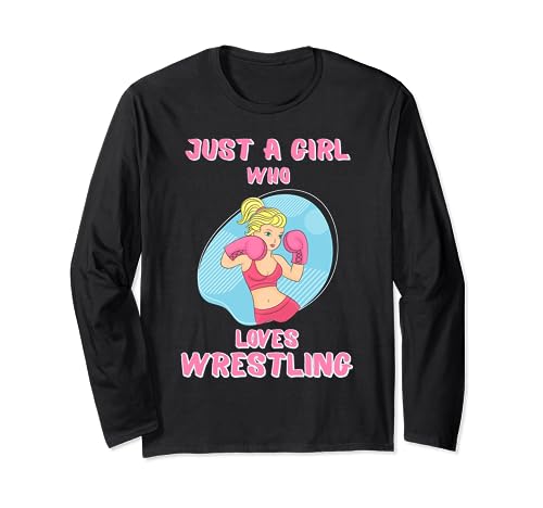 Funny Wrestling Girls Atleta Wrestler Mom Sport Mujer Manga Larga