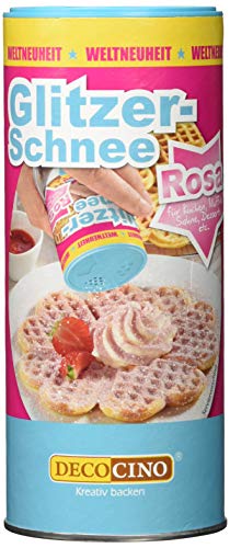 Dekoback Glitzer-Schnee rosa (1 x 100 g)